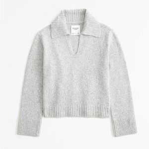Abercrombie Textural Notch-Neck Sweater XL
